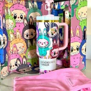 Stanley x LOVESHACKFANCY x THE MONSTERS LABUBU Q H2.0 Tumbler 40oz Gift …